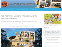 Tablet Screenshot of abclocators.com